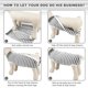 thumbnail image 5 of Traje de recuperación PELUKOA para perros y gatos después de cirugía gris XXXL, 5 of 7
