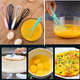 thumbnail image 5 of Paquete de 5 mini batidores de silicona de colores para cocina, para mezclar masa, leche, huevos y revolver., 5 of 5