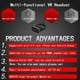 thumbnail image 3 of Visor de Realidad Virtual VR SHINECON con Control Remoto para iPhone y Android, 3 of 9