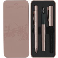 Faber Castell - Set De Regalo Pluma Estilografica Faber-Castell Bronce