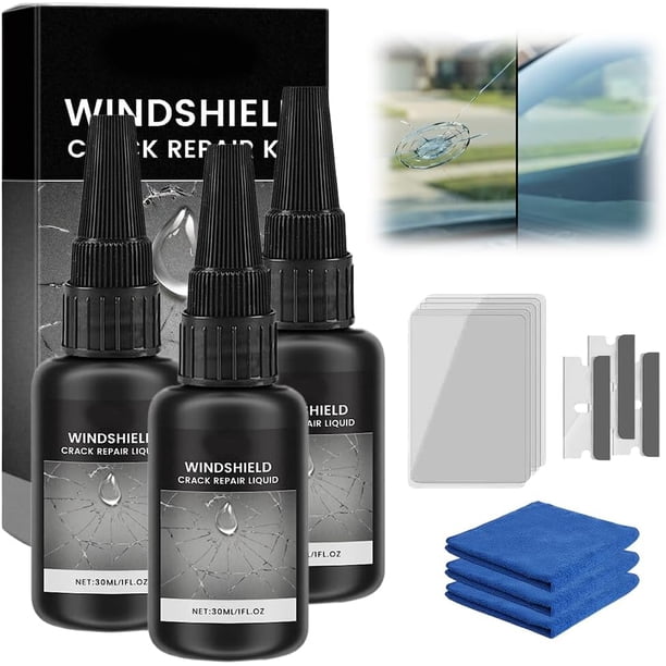 Kit reparación grietas vidrio coche herramienta parabrisas ventanas espejos
