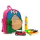 thumbnail image 3 of Pou Mochila Escolar para Niños y Niñas, Mochila Infantil Ligera de Alta Calidad, Grande y Duradera ROSA, 3 of 6