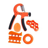 Ioensy - Entrenador De Fuerza De Agarre, Ejercitador De Manos Para Entrenamiento Muscular, Gimnasio En Casa, Músicos, Naranja