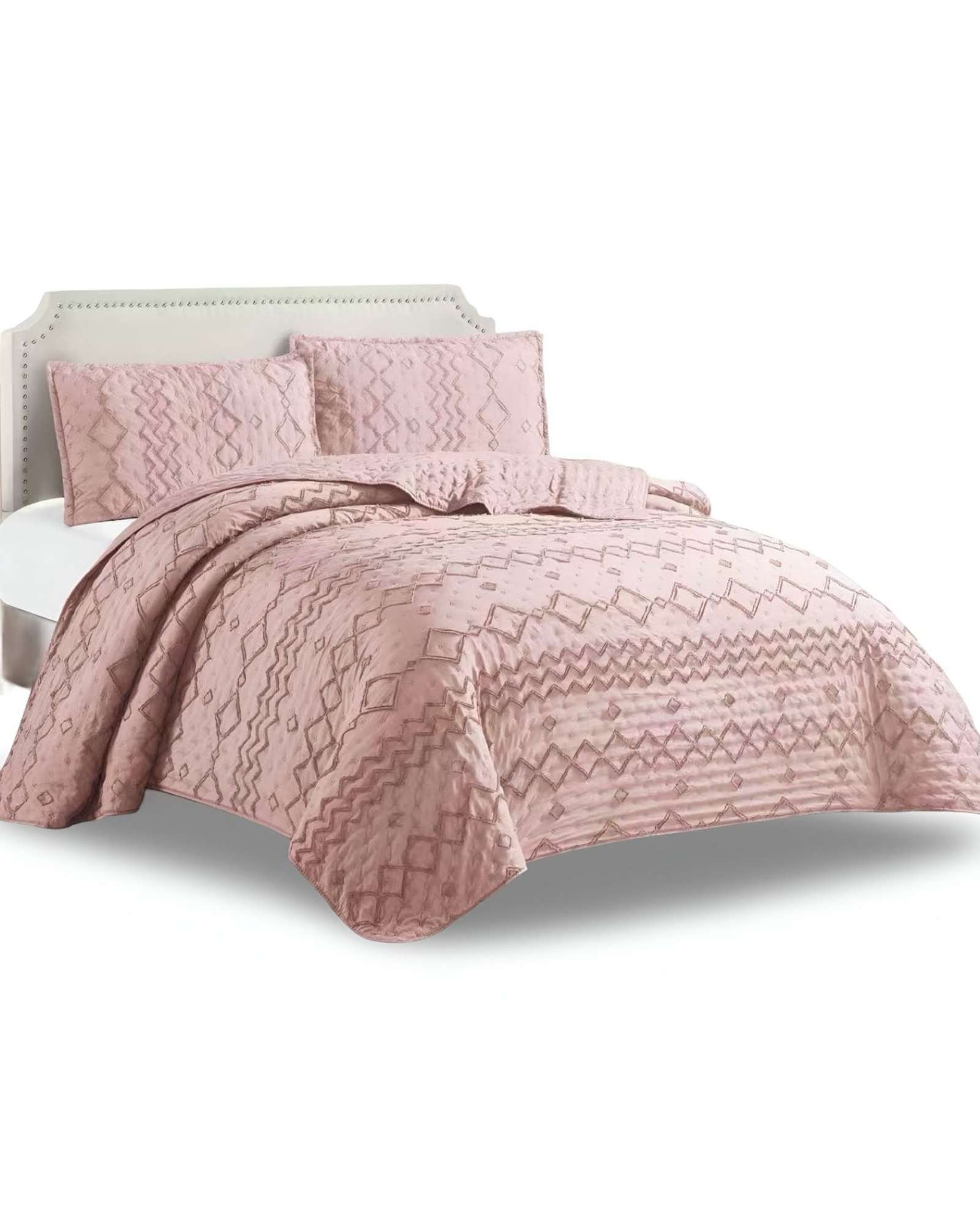 Meipulis - Cubrecama Quilt Tufting De Lujo Suave Plaza Y Media