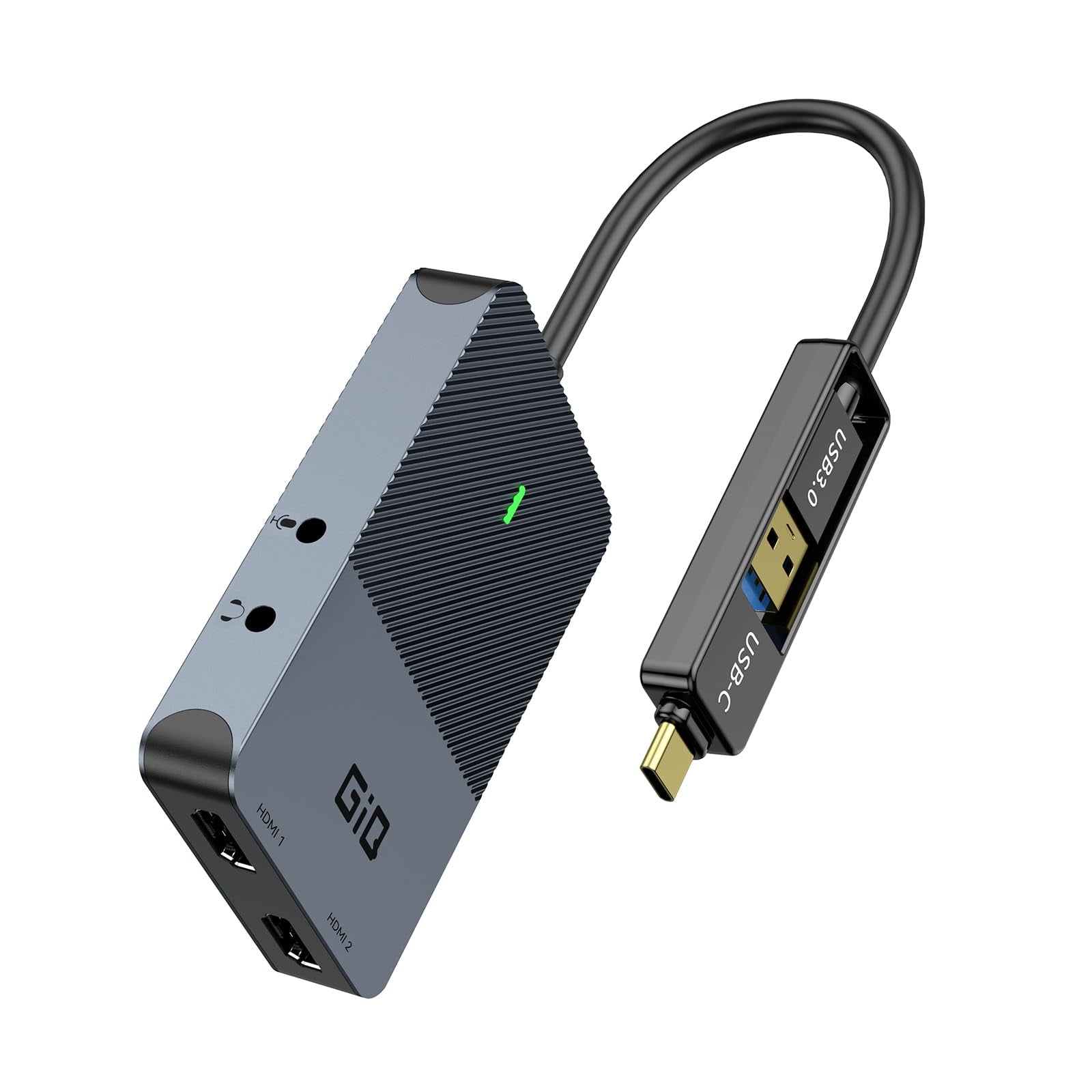 Divisor Hdmi Giq Extended Display Dual 2k @60hz Usb 3.0/usb-c