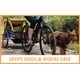 thumbnail image 2 of Bike Tow Leash La mejor correa de bicicleta para perros de 4,5 a 84 kg (naranja), 2 of 5
