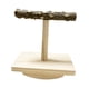 thumbnail image 3 of Juguete De Percha Para Pájaros, Soporte De Percha De Madera Maciza Para Entrenamiento De Pájaros, Para Agapornis, Cacatúas, 3 of 5