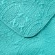 thumbnail image 4 of Juego de colcha Pure Bedding King/Cal King Aqua de microfibra, 3 piezas, 4 of 6