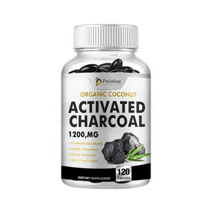 Pslalae Nutrition - Carbon Activado 1200Mg Coco Organico Limpieza Y Desintoxica