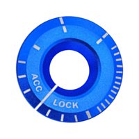 Magideal - Cubierta De Encendido De Arranque De Motor , Cubierta Interior De Aleación De Aluminio Embellecedor De Interruptor De , Azul