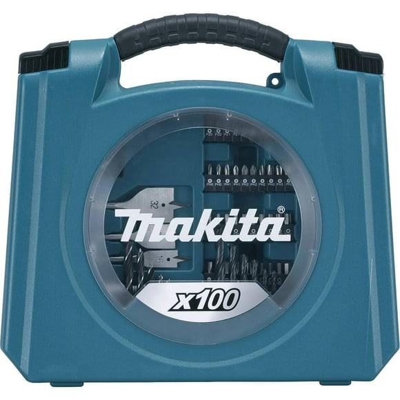 Set 100 Piezas Para Taladrar Y Atornillar D-42335 Makita turquesa 36x7x33