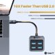 thumbnail image 2 of Hub USB GEARit de 4 puertos USB 3.2 Tipo-A con USB-C y Thunderbolt, 2 of 7