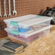 thumbnail image 4 of Caja de Almacenamiento Sterilite Grande con Clip Plástico Transparente Apilable, 4 of 9