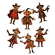 thumbnail image 5 of Banderines De Madera Para Decoración De Halloween, Para La Repisa De La Chimenea De La Oficina O Las Fiestas., 5 of 5