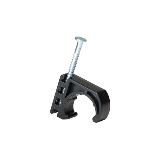 Soporte para tubería XFITTING gancho en J de 1/2 pulgada con clavo, 50 piezas