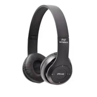 Importclick - Audífonos Bluetooth Recargable Con Micrófono Fm/Tf Negro