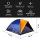 thumbnail image 2 of Carpa de Camping Fun 4 Personas Naranjo, 2 of 3