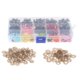 thumbnail image 1 of 70pcs 12mm Color de la mezcla Brillo plástico Ojos de seguridad + 35pcs Narices + 35pcs Boca, 1 of 5