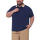 thumbnail image 4 of INSPIRE CHIC Camisa Polo Casual Transpirable de Manga Corta con Cuello en Contraste para Hombre Grande y Alto 4XL Azul Oscuro, 4 of 5
