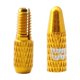 thumbnail image 3 of Casquillo Del Extremo Del Cable De La Bicicleta Bicicleta 18.4x3.7mm Extremos Engarzados Férulas Freno Dorado, 3 of 5