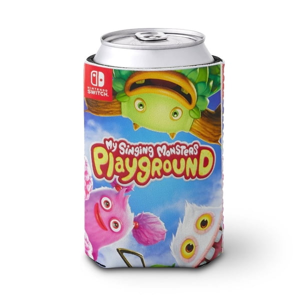 Mis Monstruos Cantores Funda enfriadora de latas, aislante de bebidas para mantener frías o calientes, funda térmica plegable para latas, portabebidas reutilizable
