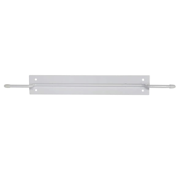Perchero para delantales de rayos X PALMERO 38 x 5 cm blanco de acero