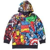 Sudadera Con Capucha De Forro Polar Para Niños Pequeños Marvel Avengers 5T