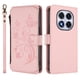 thumbnail image 2 of Funda Cartera Mariposa para [Xiaomi Redmi Note 14 Pro 4G] con Soporte y Cremallera Rosa, 2 of 6