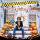thumbnail image 2 of Set/4pcs, Halloween Isolation Belt Family Holiday Party Horror Scene Arrangement Decorative Warning Strip Halloween Decor Supplies, 2 of 2