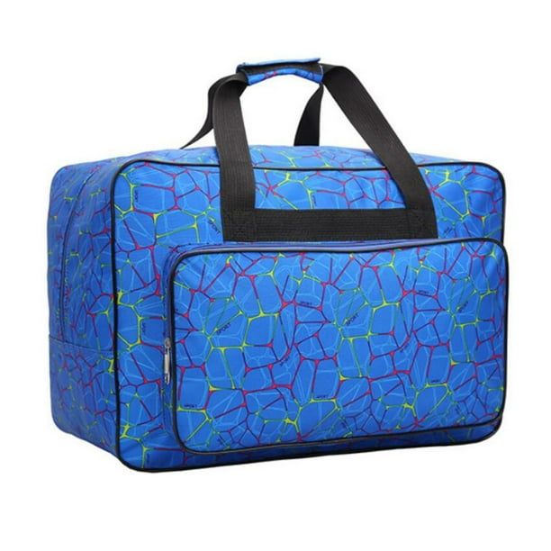 Estuche de Transporte para Máquina de Coser, Bolsa para Máquina de Coser con Correa para El Hombro, Bolsa de Viaje, Bolsa de Organización Del Hogar Pa Azul