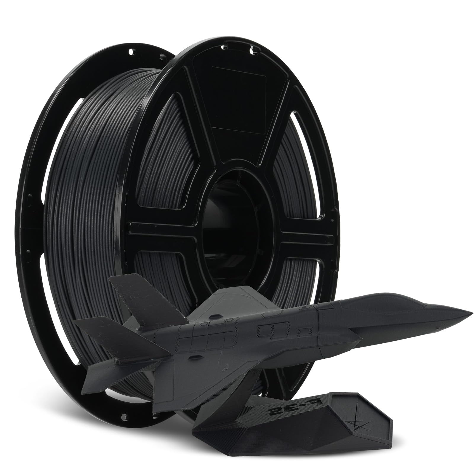 Filamento De Fibra De Carbono Flashforge Pla Para Impresora 3d, 1,75 Mm, 1 Kg