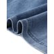 thumbnail image 5 of Agnes Orinda Vestido de Mezclilla para Mujer Talla Grande Escuela Colegio Peto Ajustable Verano Casual Midi Jeans con Bolsillos 4X Gris Azul, 5 of 6