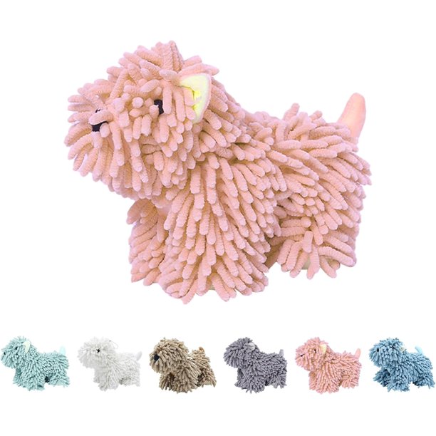 Toalla mano felpa cachorro microfibra ultra suave diseño perro lazo colgar baño