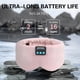 thumbnail image 2 of Máscara para dormir Bluetooth 5.4, suave, inalámbrica, diadema para ojos, opaca con micrófono (rosa), 2 of 6