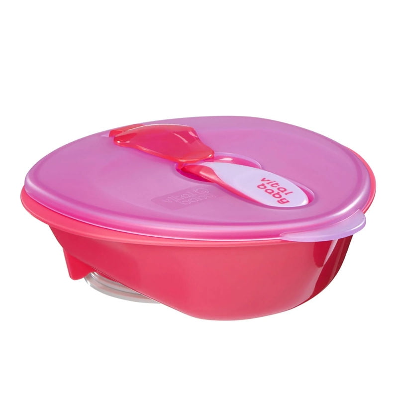Vitalbaby - Accesorios Alimentación Bowl Con Succion Rosado