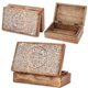 thumbnail image 1 of Caja de joyería Ajuny 20x13 cm de madera de mango con nudo celta, 1 of 9