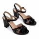 thumbnail image 5 of Sandalia Mujer Charol Taco Cuadrado Punta Abierta 6035, 5 of 9