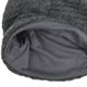 thumbnail image 4 of Gorra Slouchy Beanie VECRY de punto a ganchillo para hombre (gris oscuro), 4 of 4