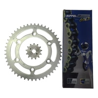 Riffel - Kit De Transmision Moto Loncin Sx 250 Tt C/ Cadena Dorada