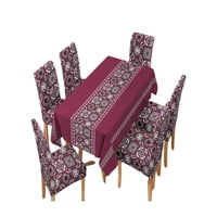 Todo Para El Hogar - Juego De Mantel Más 6 Fundas De Sillas