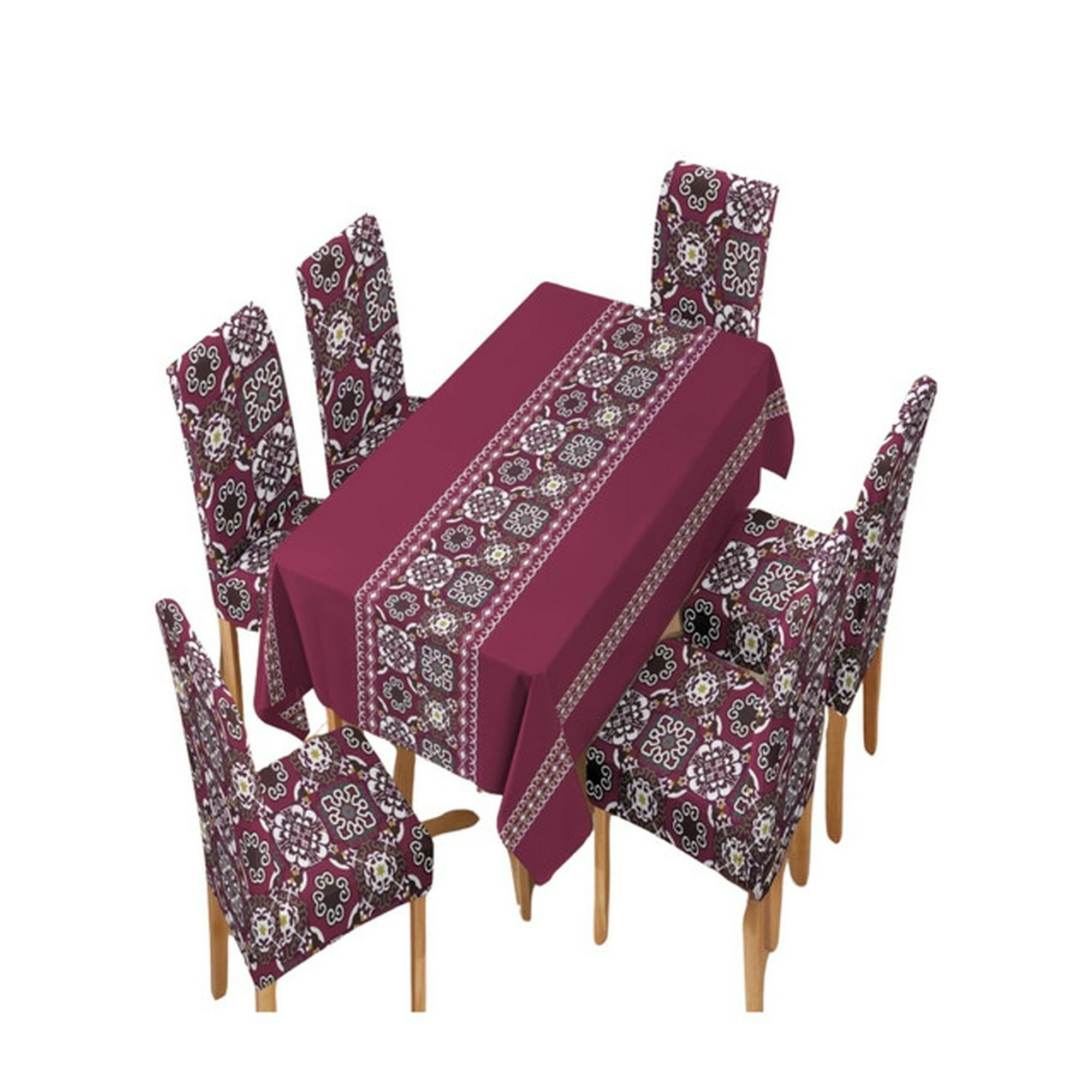 Todo Para El Hogar - Juego De Mantel Más 6 Fundas De Sillas