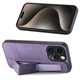 thumbnail image 2 of Funda Protectora con Correa para iPhone 15 Pro Resistente a Golpes Morado, 2 of 6