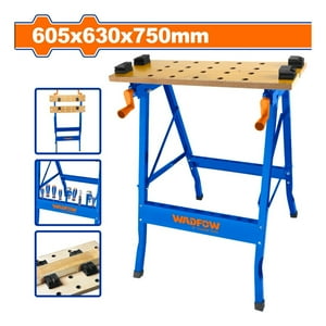 Banco De Trabajo Plegable Wadfow 100 Kg 60X63X75 Cm Wwe1525