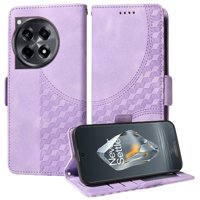 Carcasa Foxdock Oneplus 12R De Cuero Pu, Diseño Acolchado Clásico, Protección Contra Caídas Y Rayones