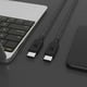 thumbnail image 4 of Cable USB-C a USB-C, USB 3.2, 1.5 Mt Rugged Dusted Negro, 4 of 6