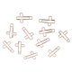 thumbnail image 1 of Clips de papel de oficina de metal en forma de cruz de 10 piezas Abrazaderas de boletos Marcadores, 1 of 5