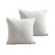 thumbnail image 1 of Set De 2 Fundas De Cojines Diseño Maillard 45cm X 45 Cm Blanco, 1 of 4