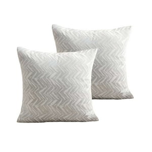 Genérico - Pack De 2 Fundas De Cojines Diseño Maillard 45Cm X 45 Cm Blanco