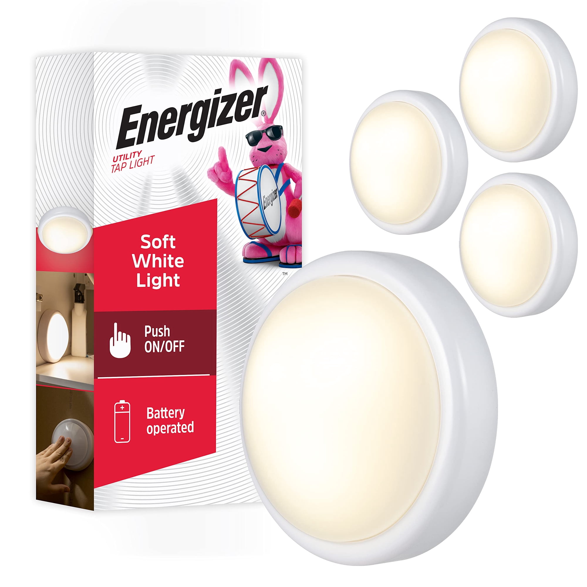 Luces Led Para Grifo Energizer 48958-p1 Que Funcionan Con Pilas, Paquete De 4