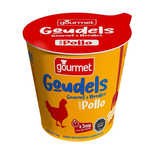 Fideos Instantáneos Sabor Pollo 65 g Gourmet